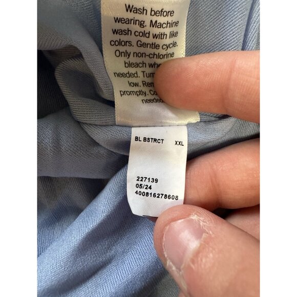 Nine West Shirt Dress Women Size XXL Midi Polyester Colorful Office Teacher City - Picture 10 of 12